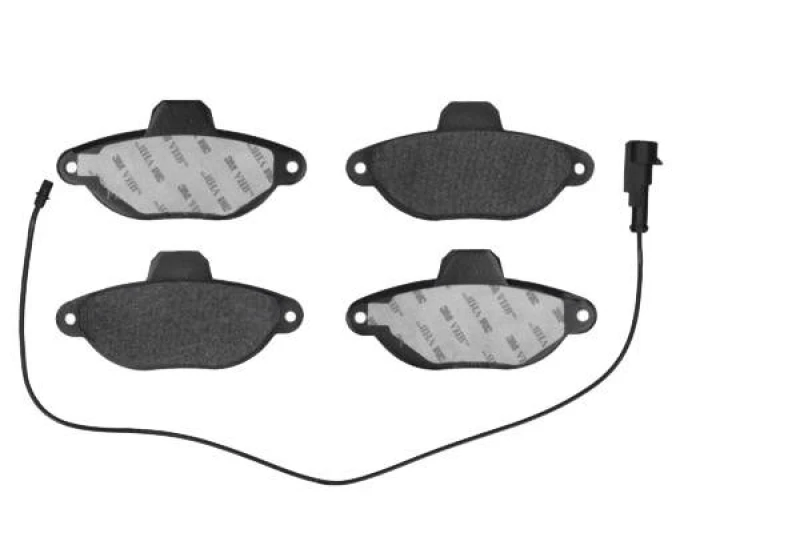 Image of MEYLE 025 214 3617/PD Brake pad set Front Axle, incl. wear warning contact, MEYLE-PD Quality, with anti-squeak plate Brake Pad Set,disc brake (402)