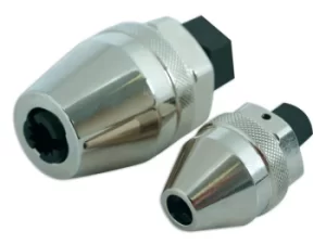Image of Laser Tools 4393 Stud Extractor Set: 1-6mm/6-12mm 2pc Chrome Molybdenum