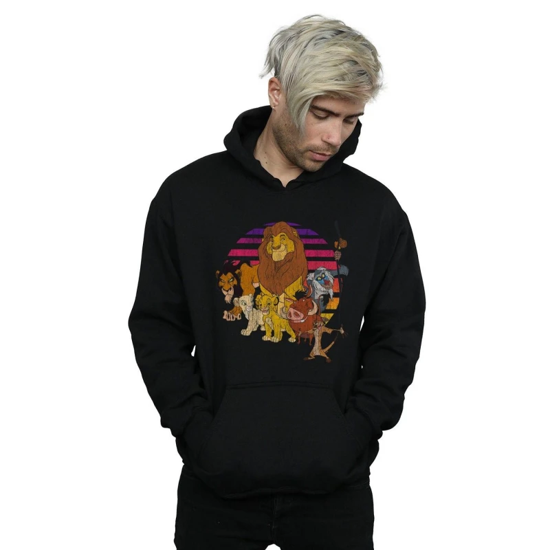 Image of Disney Men The Lion King Pride Family Hoodie in Black Size: Small Black S Male 5059114941759