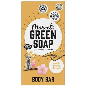 Marcel's Green Soap Shower Bar Vanilla & Cherry Blossom