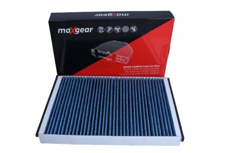 Image of MAXGEAR 26-1881 Pollen filter SILVER CARBON with anti-allergic effect Filter,interior air (424)