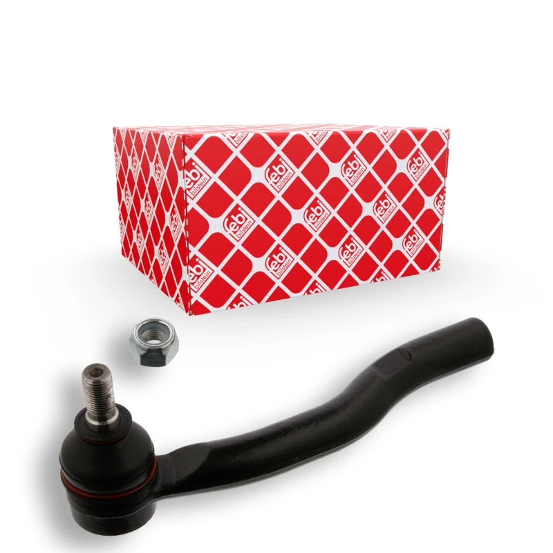 Image of FEBI BILSTEIN 30225 Track rod end OE Turbo NEW, Front Axle Left, with nut Steel Tie Rod End (914)