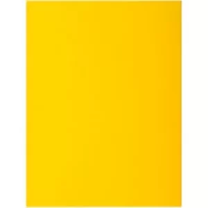 Image of Exacompta 2 Flap Folder 216011E A4 Yellow 210gsm Cardboard 24 x 32cm Pack of 250