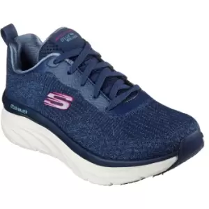 Image of Skechers Womens D'Lux Walker Daily Beauty Lace Up Trainers UK Size 4 (EU 37)