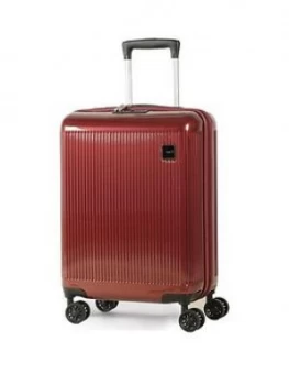 image of Rock Luggage Windsor Carry-On 8 Wheel Burgundy Suitcase