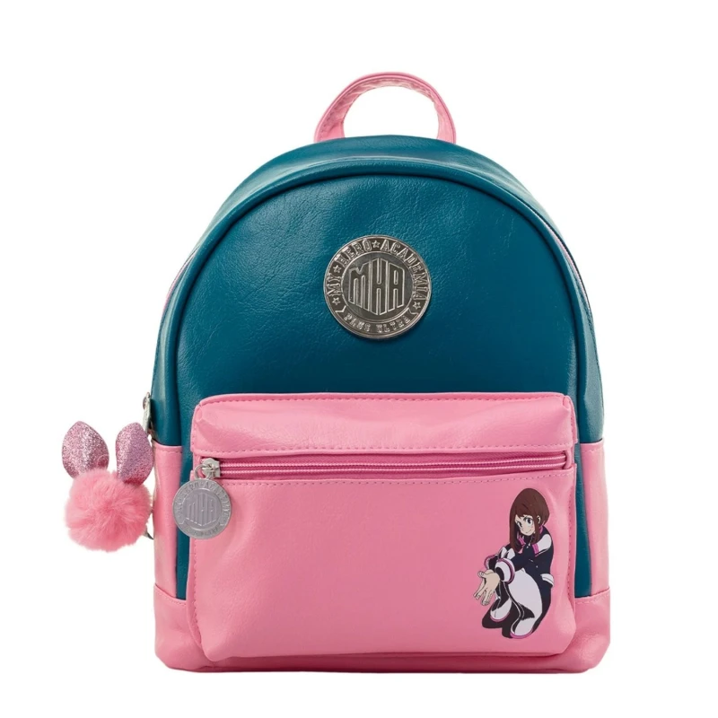 Image of My Hero Academia Mens Fashion Ochaco Uraraka Backpack in Blue Blue Male