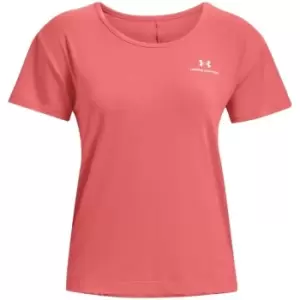 Image of Under Armour Rush Energy Short Sleeve T Shirt Womens - Pink