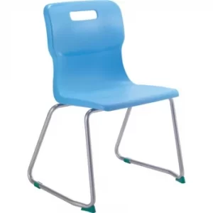 image of TC Office Titan Skid Base Chair Size 5, Sky Blue