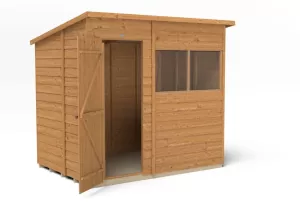 Image of Forest Garden 7 x 5ft Pent Overlap Dip Treated Shed