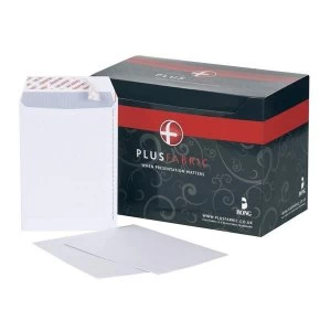 Image of Plus Fabric C5 Envelopes Pocket Peel and Seal 120gm2 White Pack of 500 Envelopes