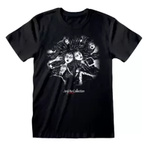 Image of Junji-Ito Unisex Adult Crawling T-Shirt (M) (Black/White)
