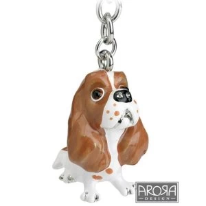 Image of Little Paws Key Ring Cavalier King Charles Spaniel - Blenheim