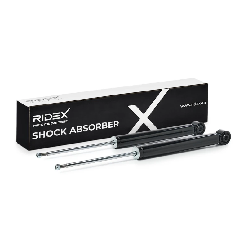 Image of RIDEX 854S20362 Shock absorber Rear Axle Left, Gas Pressure, Monotube, Telescopic Shock Absorber, Bottom eye Shock Absorber (854)