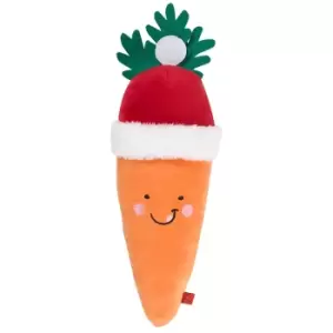 image of Zoon Santa Carrot Dog Toy