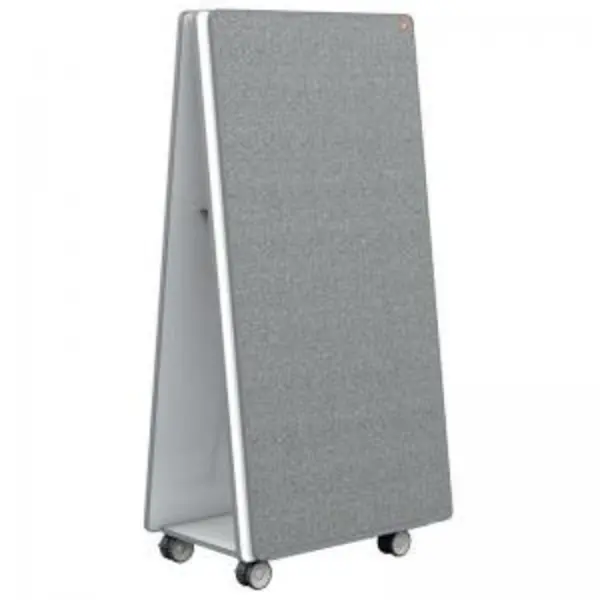 image of Nobo Mobile Whiteboard and Notice Board System 1800 x 900mm Mobile EXR17063AC