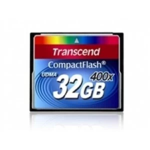 Image of Transcend 32GB 400X Compactflash Card TS32GCF400