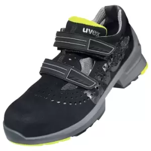 Image of Uvex ESD S1 SRC safety sandal, with toe cap that contains no metal, 1 pair, width 11, size 35