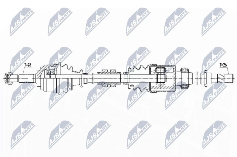 Image of NTY Drive shaft NTY NPW-NS-102