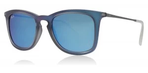 image of Ray-Ban RB4221 Sunglasses Blue Rubber 617055 50mm