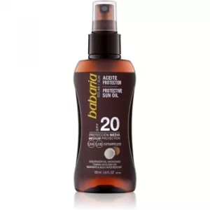 Image of Babaria Sun Protective Sun Oil In Spray SPF 20 100ml