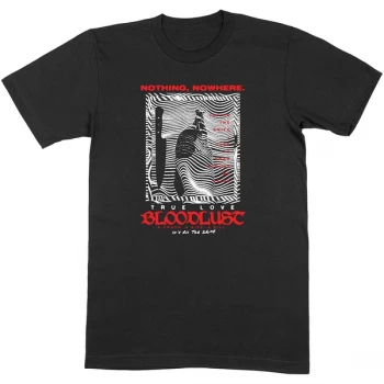 Nothing,Nowhere - Digital Landscape Unisex Large T-Shirt - Black