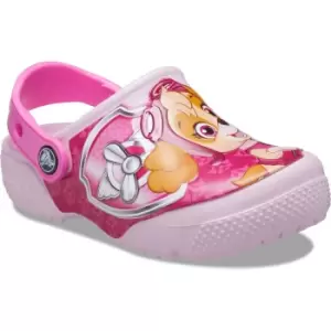 image of Crocs Girls Classic Paw Patrol Lightweight Flexible Clogs UK Size 9 (EU 25-26)