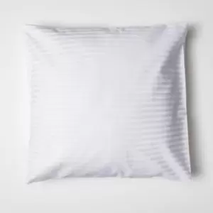 Image of Belledorm 540 Thread Count Satin Stripe Continental Pillowcase (One Size) (White)