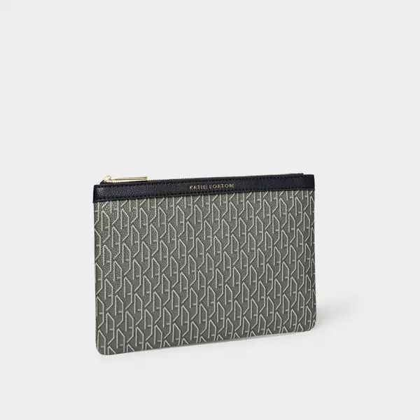 image of Katie Loxton Signature Pouch in Black KLB2736