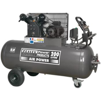 image of Sealey SAC3203B3PH Air Compressor 200 Litre 415v