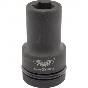 Image of Draper Expert 1" Drive Deep Hexagon Impact Socket Metric 1" 22mm