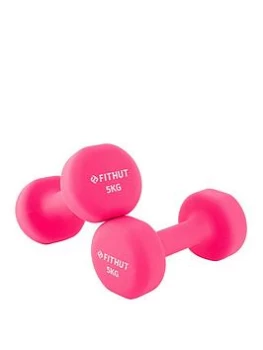 Image of Fithut Fithut Dumbell Twin Pack - 5Kg - Pink