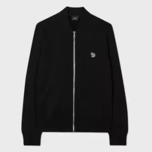 image of Paul Smith Mens Reg Fit Zip Bomber Zebra