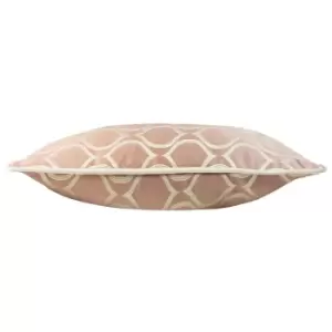 Image of Solitaire Embroidered Rectangular Cushion Rose