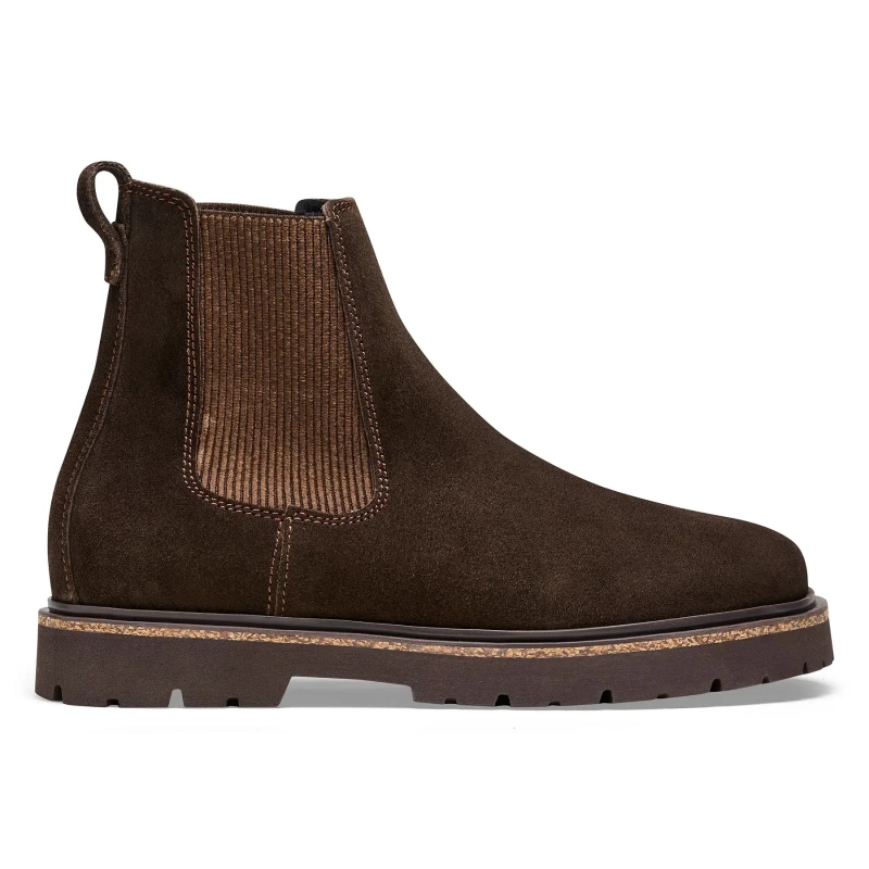 Image of Birkenstock Womens Highwood Chelsea Boots Mocha Brown, 5