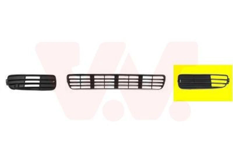 Image of VAN WEZEL Bumper grill VAN WEZEL 0322591