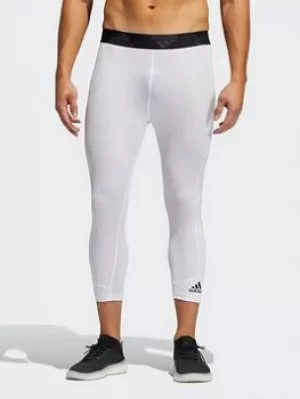 Image of adidas Techfit 3/4 Tights, Black, Size 2XL, Men