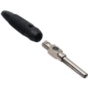 image of BKL Electronic 072150-P Jack plug Plug, straight Pin diameter: 4mm Black