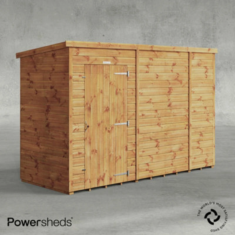 Image of 10X4 Powersheds Overlap Pent No Windows
