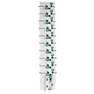 Image of Twinco Literature Display Wall Mounted 10 x A4 Silver