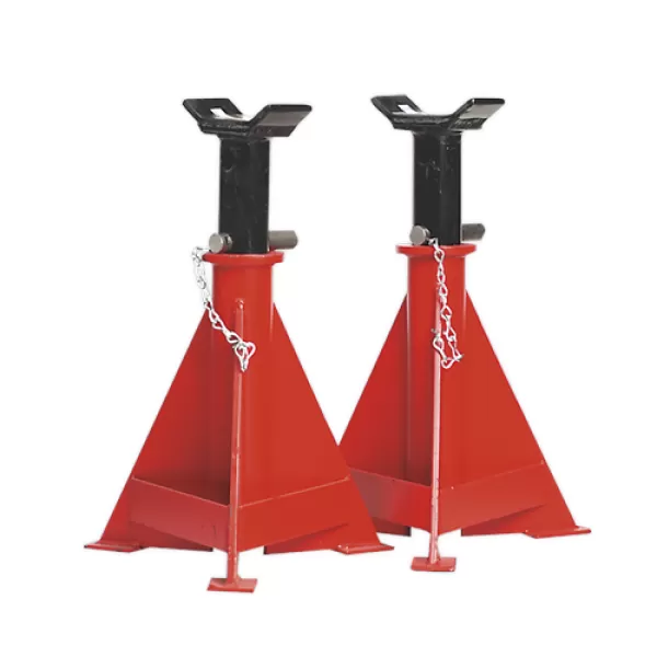 image of Sealey AS15000 Axle Stands (Pair) 15tonne Capacity per Stand