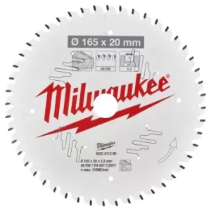 Image of Milwaukee Thin Kerf Wood Cutting Circular Saw Blade 184mm 24T 30mm