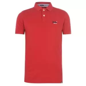 Image of Superdry Core Polo Shirt - Red