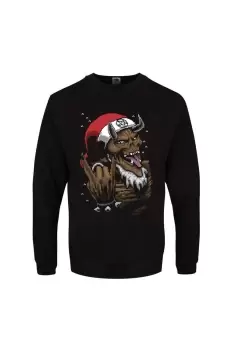 image of Satan Rocks Christmas Jumper