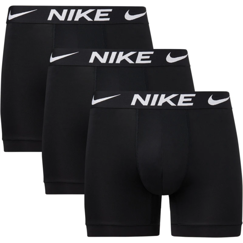 Image of Nike 3 Pack Dri-FIT Boxer Shorts Mens Black male X Large