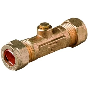 Image of Wickes Brass Double Check Valve - 15mm