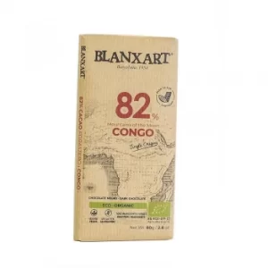 image of Blanxart 82% Congo Dark Chocolate 80g