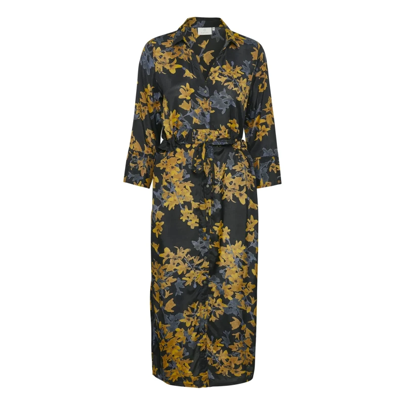 Image of Kaffe Womens shirt dress KAFFE Milana Noir Female 42