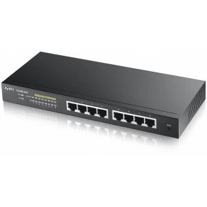 image of ZyXEL GS1900-8HP Managed L2 Gigabit Ethernet (10/100/1000) Power over Ethernet (PoE) Black UK Plug