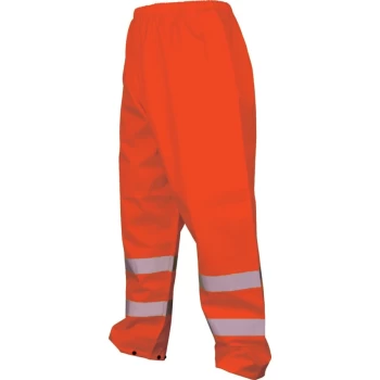 Image of Hi-Vis Rip-stop Orange Trousers (EN20471) - L