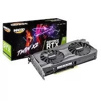 image of Inno3D GeForce RTX 3060Ti Twin X2 LHR 8GB GDDR6 PCI-Express Graphics Card